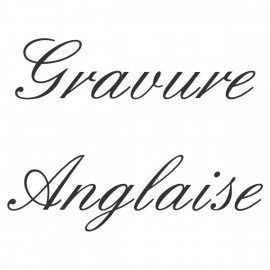 Gravure - Anglaise - Script